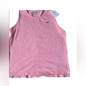VINEYARD VINES NWT GIRLS PINK WHITE STRIPE TANK TOP SHIRT SHIRTS TOPS SIXE XL 16